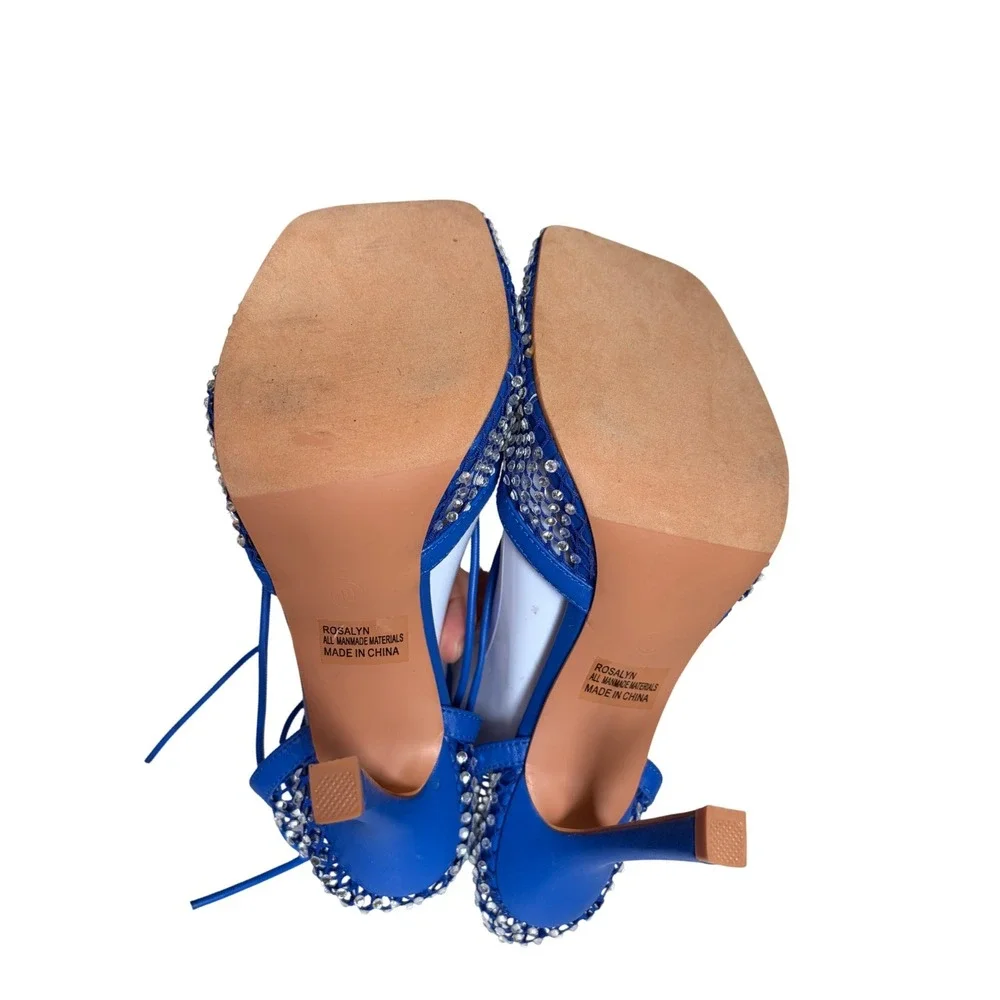 Mixx Shuz Rosalyn Blue Rhinestone Mesh DO NOT BUY‎ / NOT AVAILABLE
